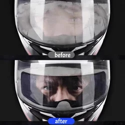 2 PCS Anti Fog Films for Motorcycle Helmet Anti-Fogging Stickers A Must-have for Riders in Winter Very Thin