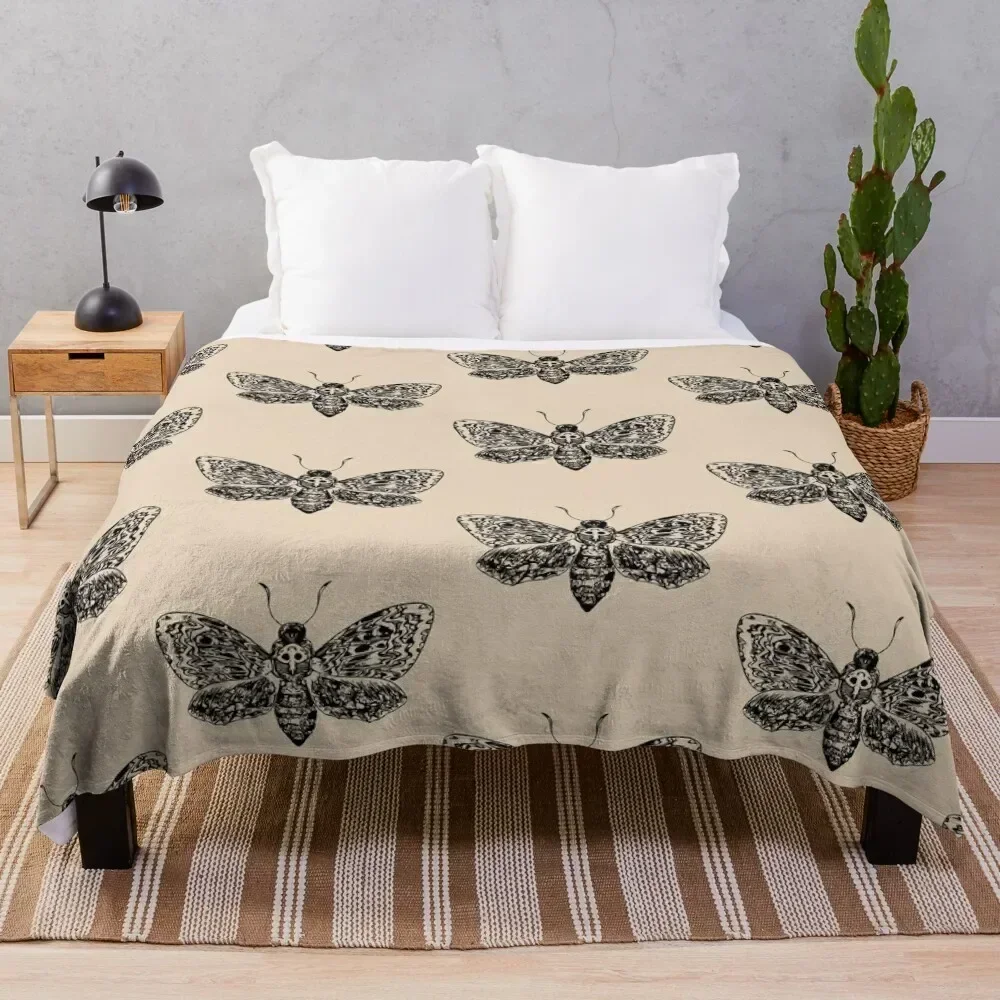 Kafatası güve siyah Atma Battaniye Kişiselleştirilmiş Hediye Özel Battaniyeler