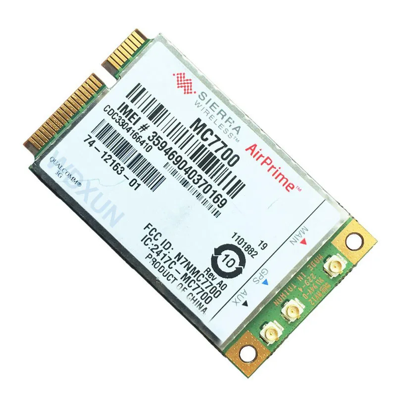 Unlocked MC7700 3G/4G WWAN Card for Sierra AirPrime,100Mbps 4G/3G LTE/FDD/WCDMA/Edge GPS Module for Windows/Linux