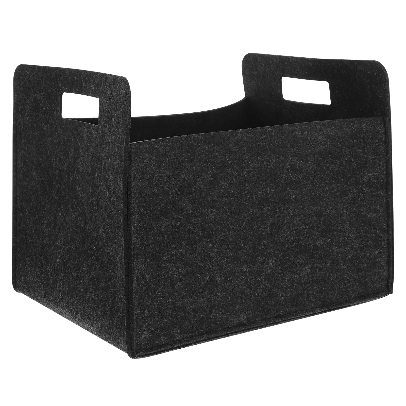 

Collapsible Felt Storage Basket with Handles Organizer for Books Magazines Laundry Desktop Office Storage Bin Felt Basket