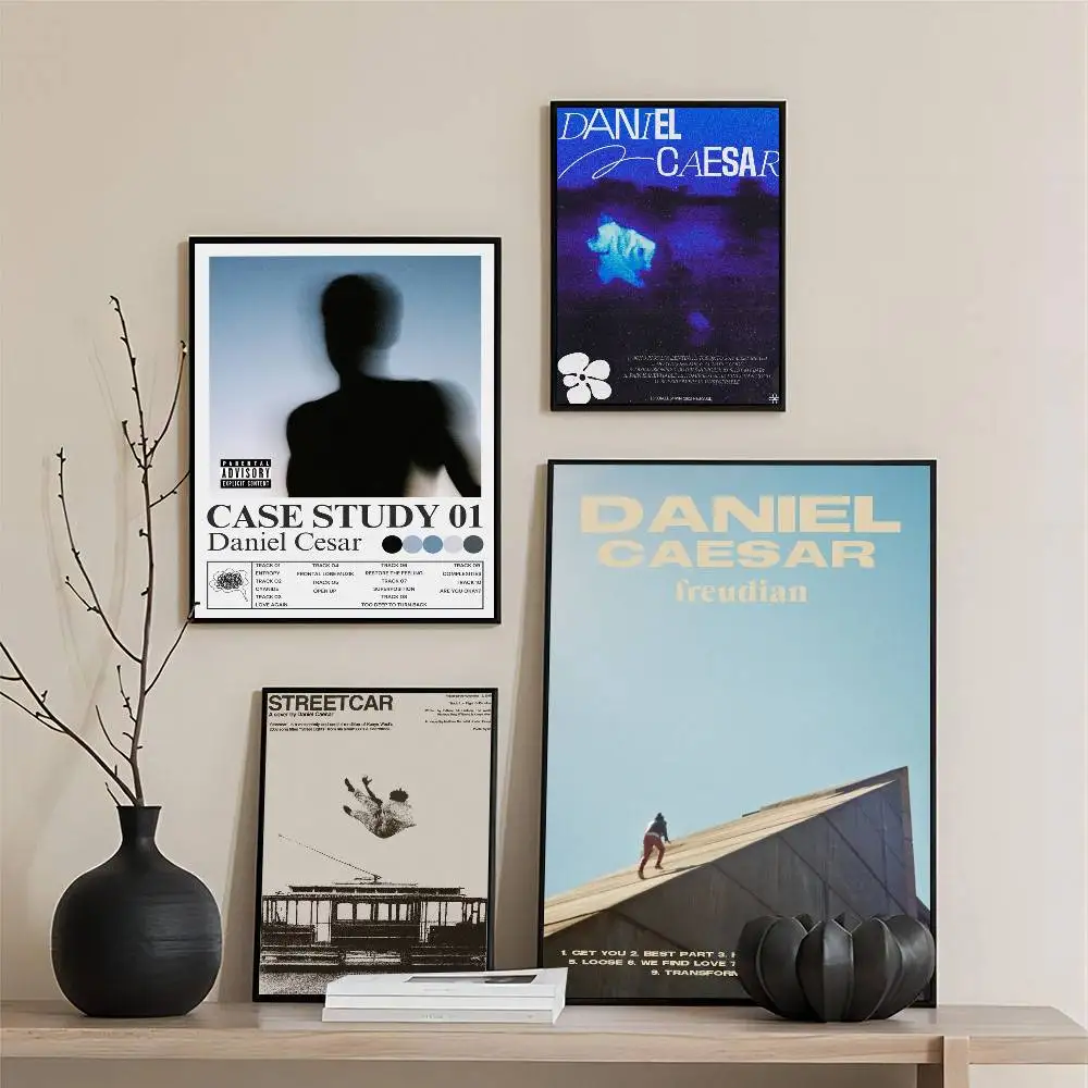 Pósteres Clásicos Vintage del Cantante Popular D-Daniel Caesar, Decoración Vintage para Habitación, Bar, Cafetería, Decoración Nórdica para el Hogar