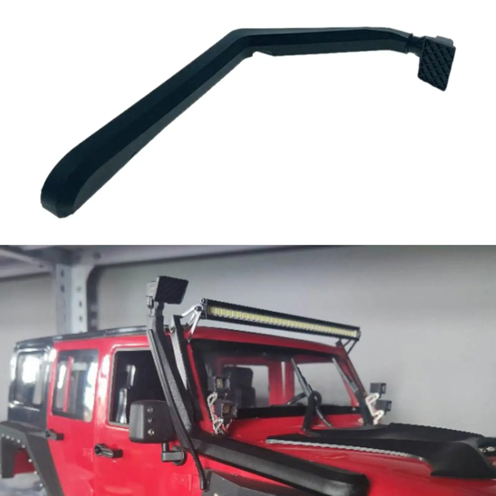 

Воздухозаборник (шноркель) 1:10 для радиоуправляемых моделей Axial SCX10 II 90046 90047, для кузова внедорожного краулера-багги/грузовика