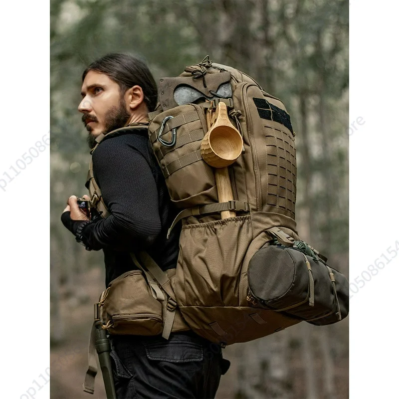 Mountaineering Outdoor Camping Hiking Mountain Climbing Tourism Backpack Large Capacity Decompression Modular