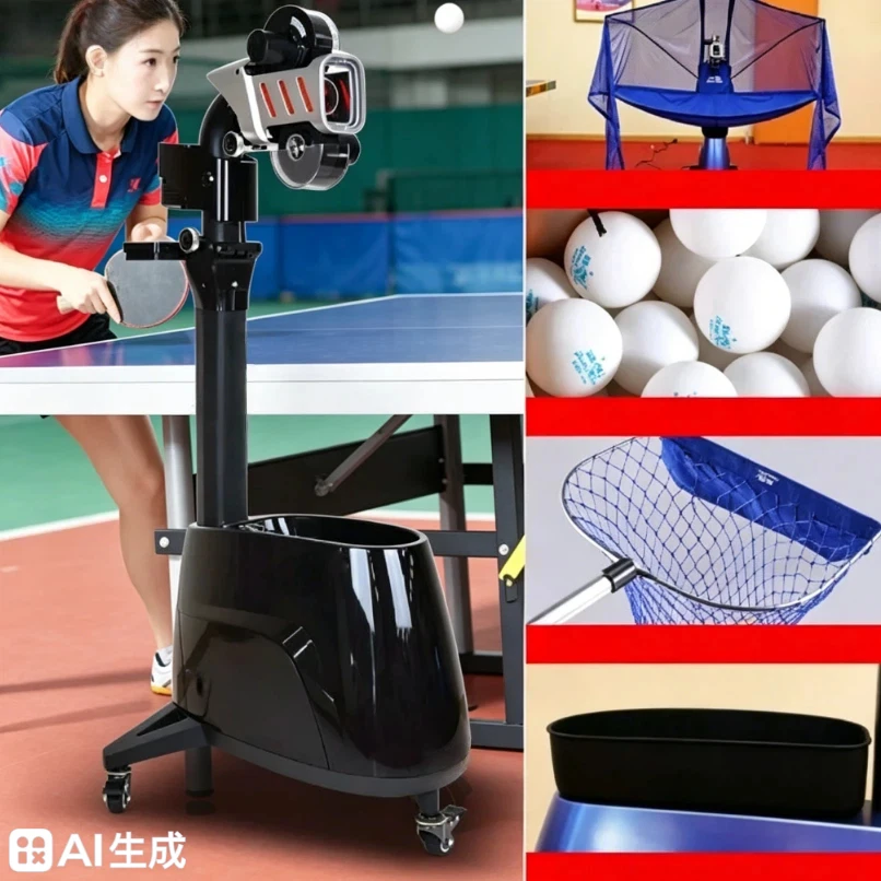 

Fifth Generation Super Ball Machine Double Fish Automatic Table Tennis Robot Intelligent Table Tennis Training Machine