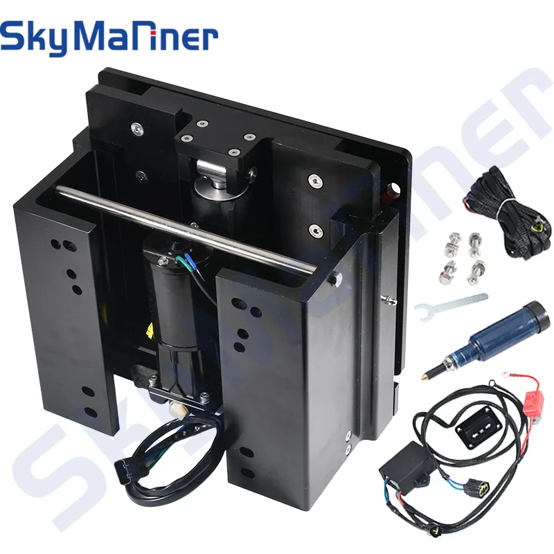 

Электрогидравлическая подъемная система Tranez Spring For Boat JPH1500 с регулируемой подачей для двигателей 10-150 л, 250 кг, 12 В, 17 см