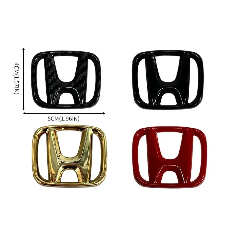 ABS Car Steering Wheel Logo Emblem Cover Sticker For Honda Accord Odyssey Jade CRV Fit CRZ City Civic HRV 8th Pilot Legend Pilot