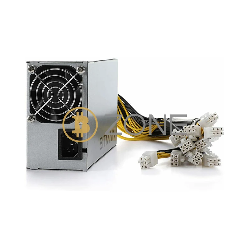 Imagem -06 - Fonte de Alimentação Asic Miner Apw7 Psu 110v 220v 1800w Apto para Bitmain s9 Z15 Asic Miner Novo