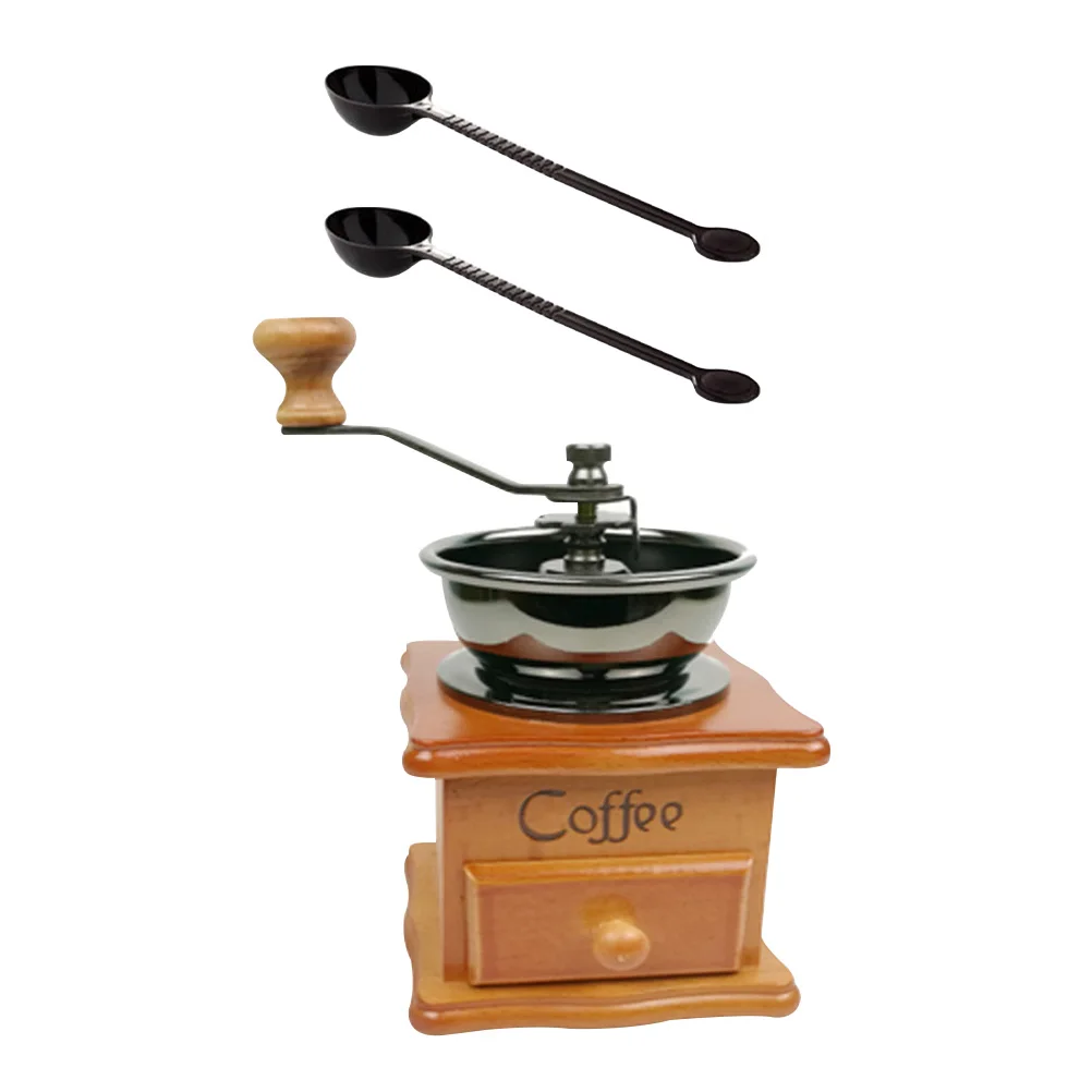 

Coffee Bean Grinder Hand Grinders Manual Grain Mill Retro Style Grinding Machine Household