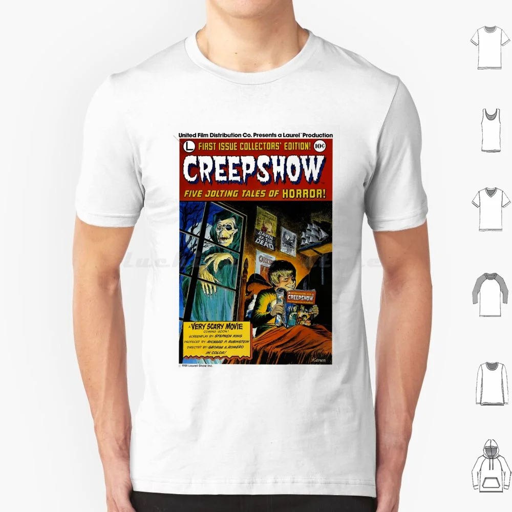 Secrets Beneath The Silent Surface T Shirt 6xl Cotton Cool Tee Movie Film Horror Creepshow Classic Vintage Creepshow Movies