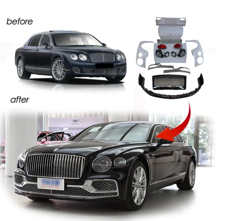 Car Production Upgrade 2022 Body Kits For Bentley Flying Spur Bentley Body Kit