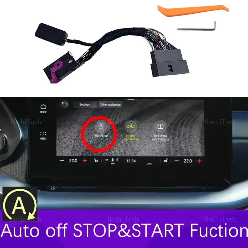

Car Automatic Start and Stop Engine Off Device Control Sensor Auto Stop Canceller for Skoda Octavia 2020 2021 2022 2023 2024