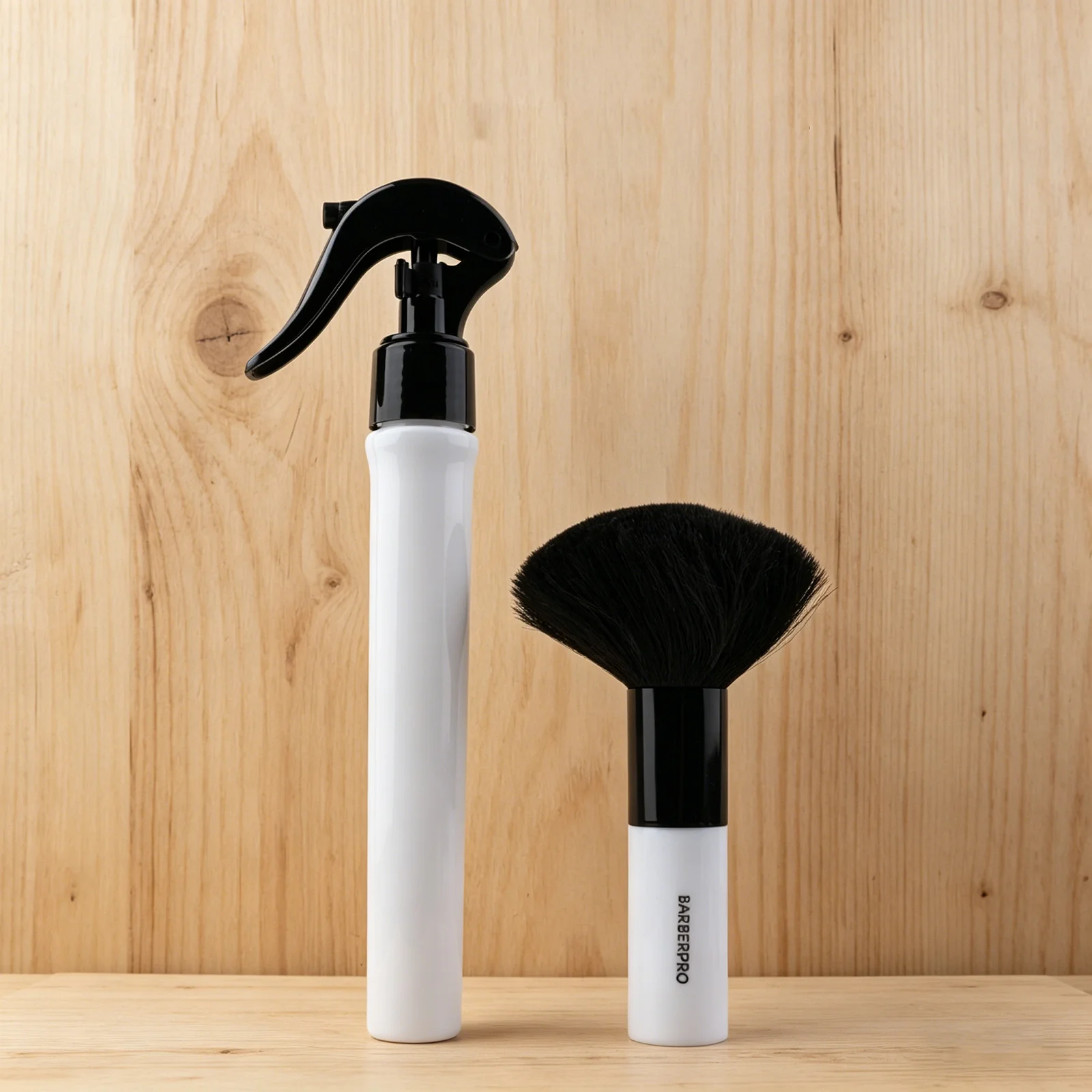 2-teiliges Set Professionelle Friseurwerkzeuge 30ml Barbier Feinsprühflasche Nackenbürste Reinigungsbürste Salon Haarschnitt Zubehör – Detail 9