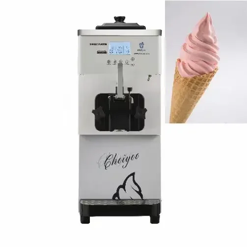 

Factory Supply Mini soft ice cream machine table top single flavor soft serve machine ice cream maker machine