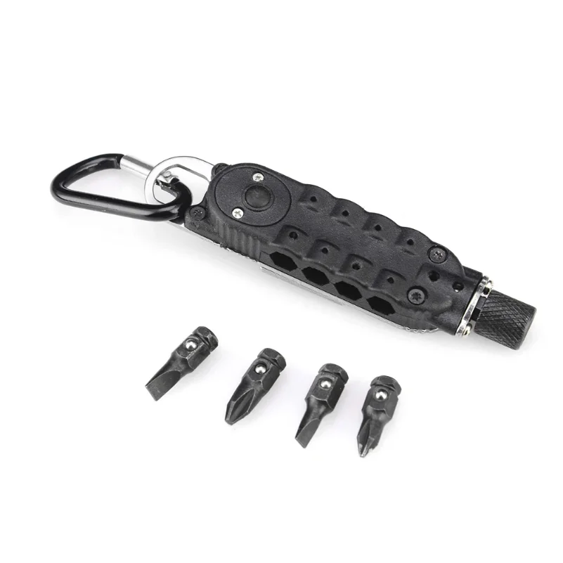 

Multifunctional Mini Screwdriver Outdoor EDC Keychain Shape Screwdrivers Portable Steel Repair Tool