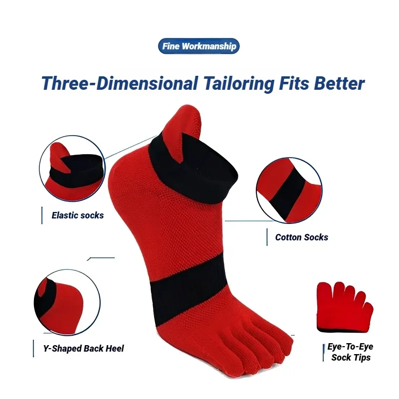 Man Man Toe Sport Socks Mesh Sweat-Absorbing Business Shallow Mouth Striped Fitness Travel 5 Finger Ankle Men - Aliexpress Deal