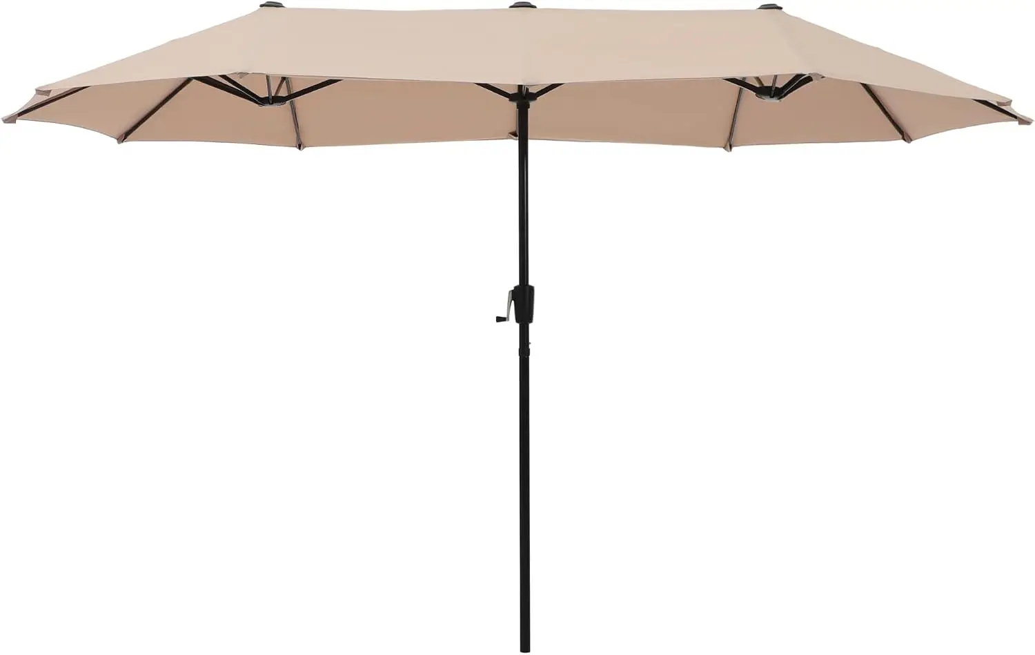 13 ft Rectangle Patio Umbrellas Large Outdoor Umbrella with Crank Powerful UV Protective Table Umbrella Outdoor Patio for Backya
