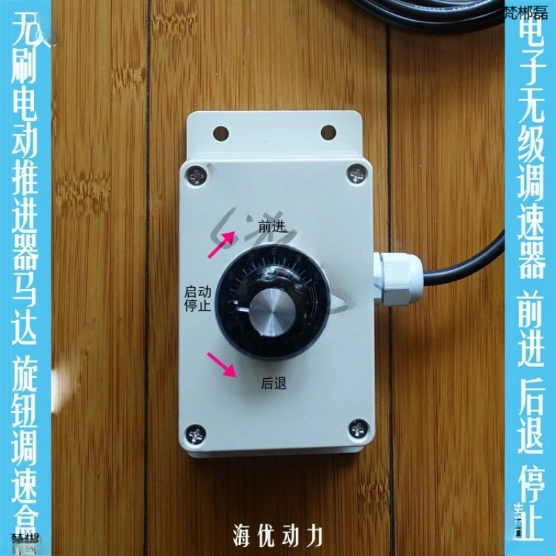 Kayak Marine Brushless Electric Propulsion Motor, Stern Hook, Optional Steering Remote Control