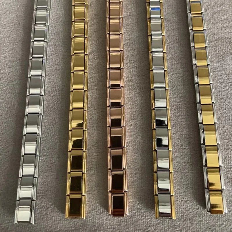 2025 New Y2k Fashion Stainless Steel Bracelet for Men Women 9mm Width Gold Color  Black Bangle Girls Jewelry Wedding Gift