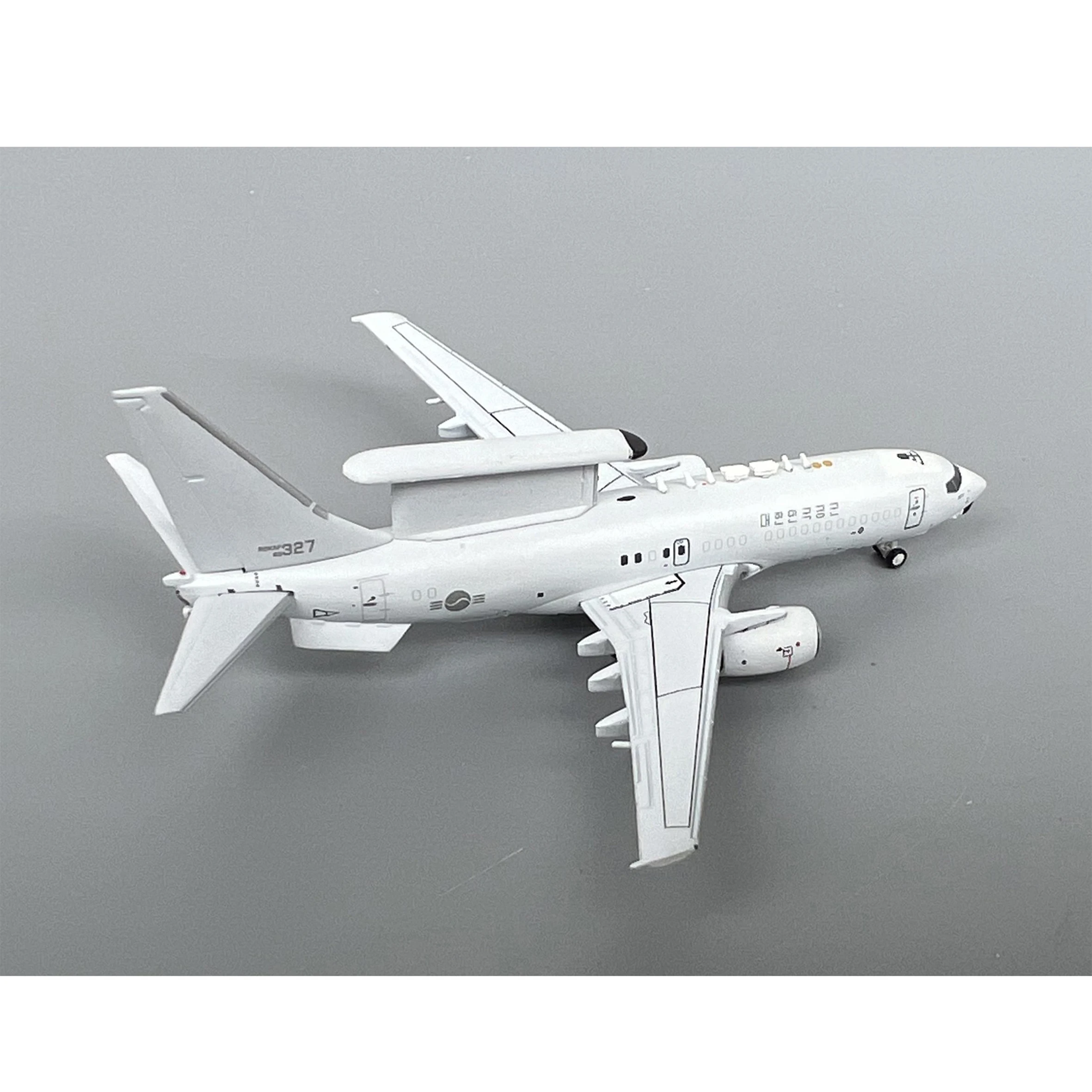 1/400 JCWXX40081 Korean Air Force B737-700 E-7A E7 Early Warning Aircraft Model 65-327 Alloy Collection Model