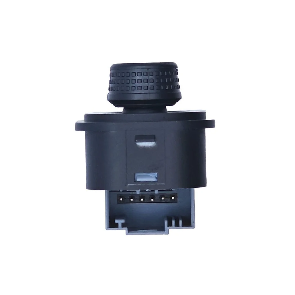 Rearview Control Switch Black Side Mirror Switch Direct Replacement Easy Installation Precise Fitment OEM Standard