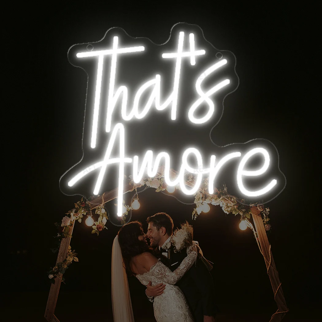 That is Amore Neon Sign Light For Wedding Decor Lamp Bedroom Birthday Bachelorette Party Home Room Wall Decoration Neon Light