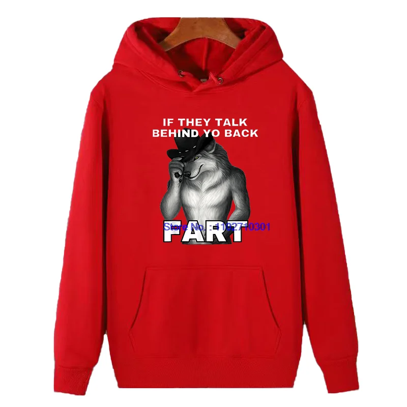 

Мужские зимние пуловеры, если они говорят за йо обратно пердеж волк буквально я забавные графические толстовки с капюшоном толстый свитер с капюшоном