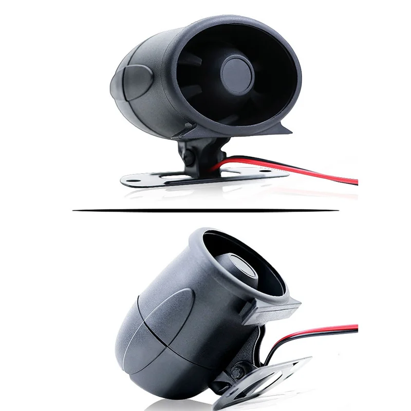 

A98Z Car Anti-Theft Horn Siren, Horn Alarm 12V Tweeter Alarm Treble Voice Speaker High Decibel Intelligent Voice Alarm