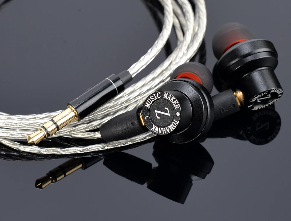 Najnowszy Musicmaker MusicMaker Tomahawk MrZ ZFRE1 dynamiczny sterownik wysokiej wierności w uchu metalowy słuchawki muzyczne HIFI z interfejsem MMCX