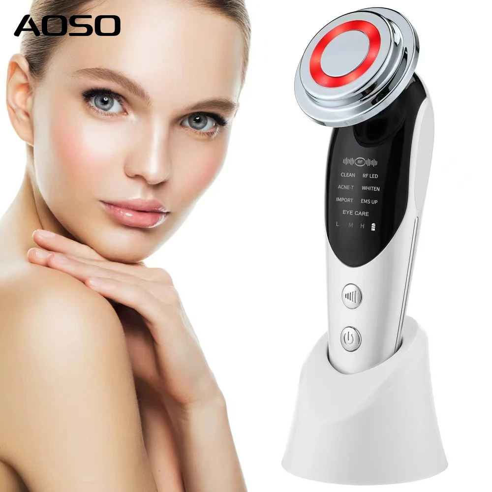 【7D Beauty Device】EMS Microcurrent + Color Photon Therapy, At-Home Thermage-Level Care, Multi-Functional All-in-One