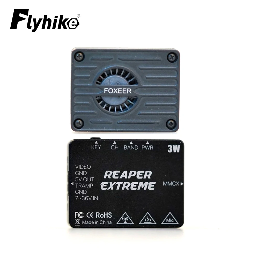 Foxeer 5.8G Reaper Extreme 3W 72CH VTX 25mW 200mW 500mW 1.5W 3W Regulowane części VTX FPV