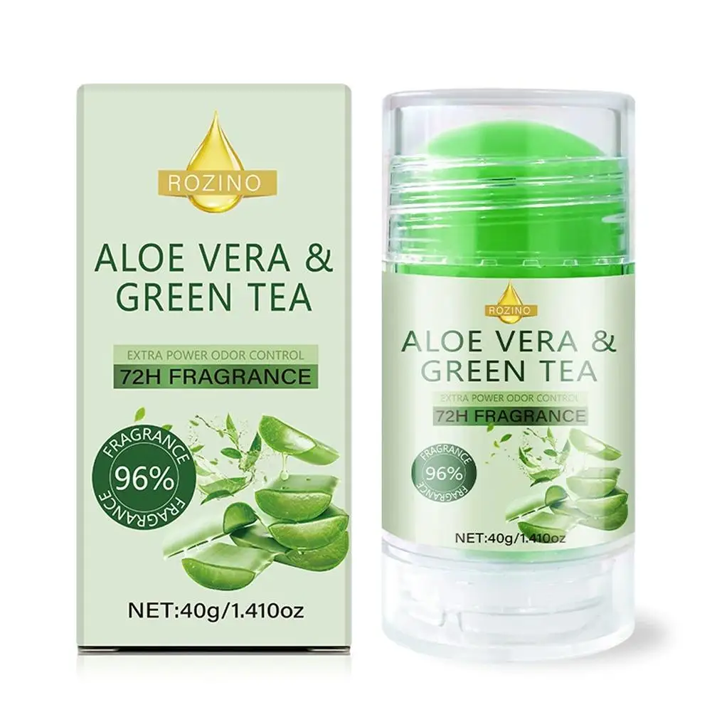 

Aloe Vera & Green Tea Deodorant - Long-Lasting Freshness, Odor Control & Sweat Protection