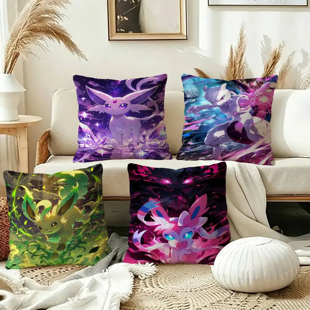 Cartoon Anime P-Pokemon Lucky Dragon pillow cover sofa cushion cover home room decoration children gift