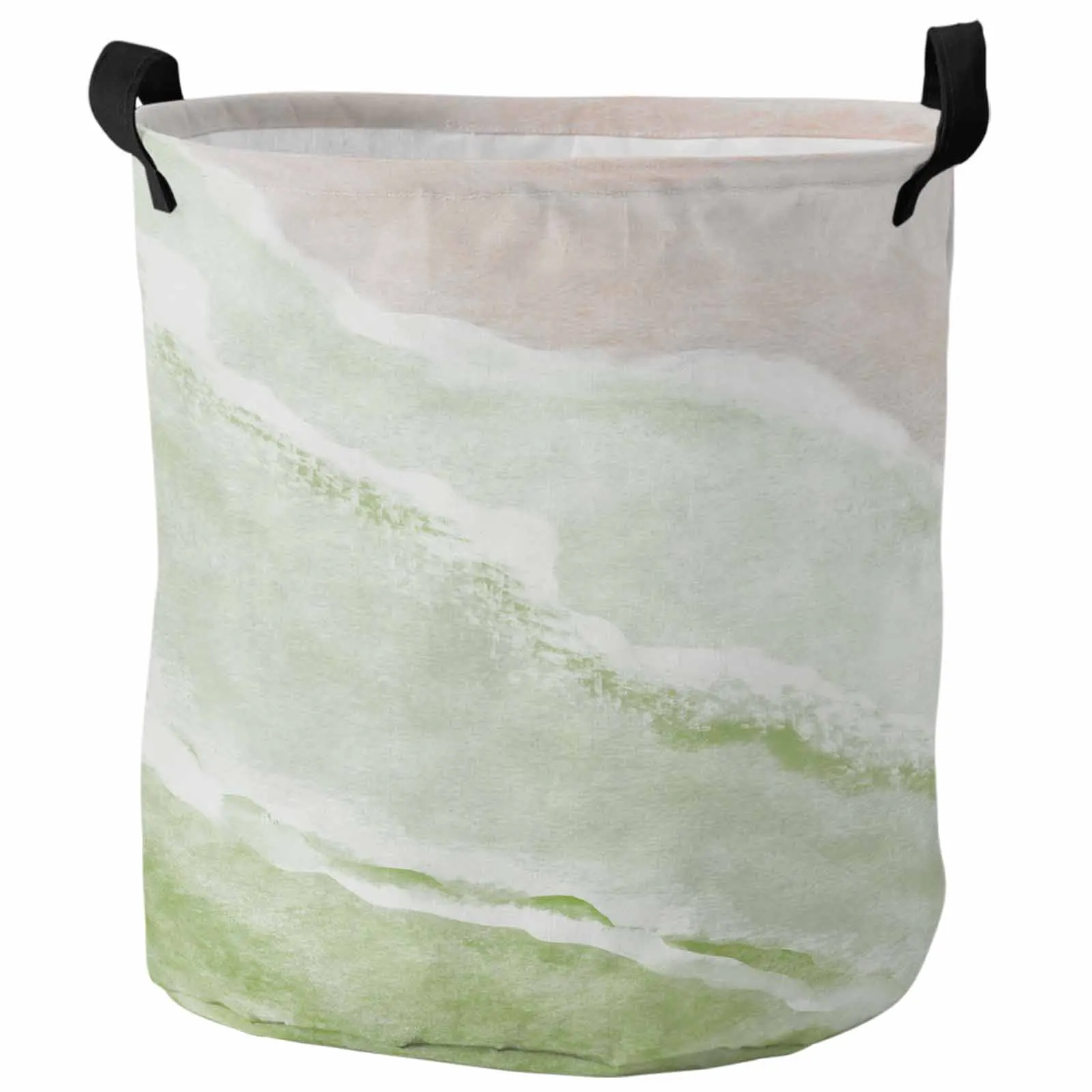 Wave GradientLaundry Basket Portable Foldable Household Laundry Storage Bag Oxford Cloth Dirty Clothes Basket