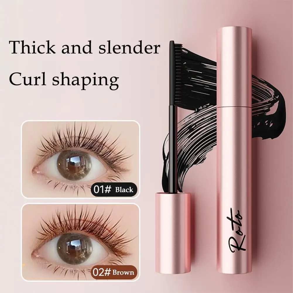 New 3d Mascara Brush Mascara Slim And Thick Curling Curling Comestics Non-smudge Anti-sweat Mascara F9d3