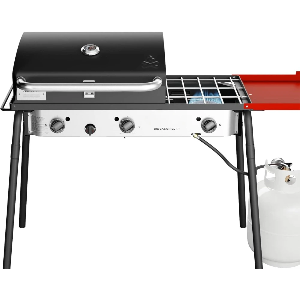 

Gas Grill 16-3-Burner Propane Gas Stove Perfect for Grilling & Outdoor Cooking - 30,000 BTU Burners - 608 Sq In Cooking Space