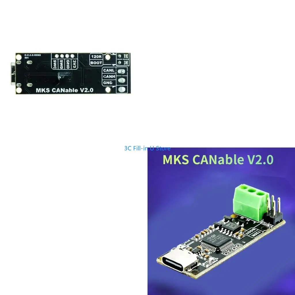 

G8TA USB to CAN Analyzers CAN2.0 Based on STM32G431C8T6 for CANable