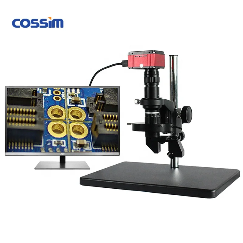 ATE-5 3D Manual Monocular Digital Video Stereo Microscope With 1080P Camera