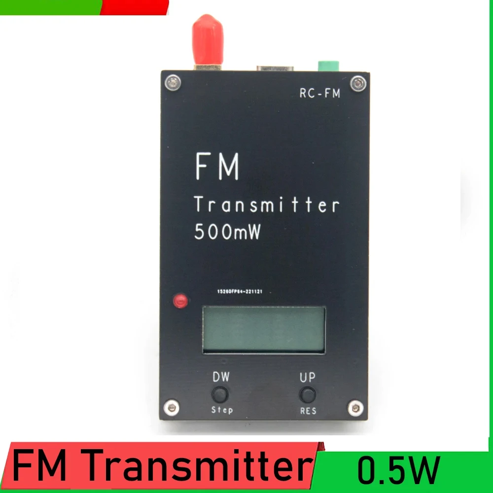 DYKB 2000M 0.5W nadajnik FM z wyświetlaczem LCD częstotliwość FM stacja radiowa Stereo F/Campus School Movie Church Parking