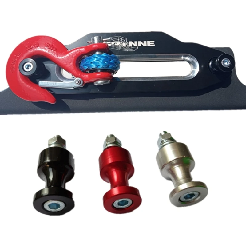 Winch Rope Guide Link Connection Hook Stand Steel For 3/8 Clevis Slip