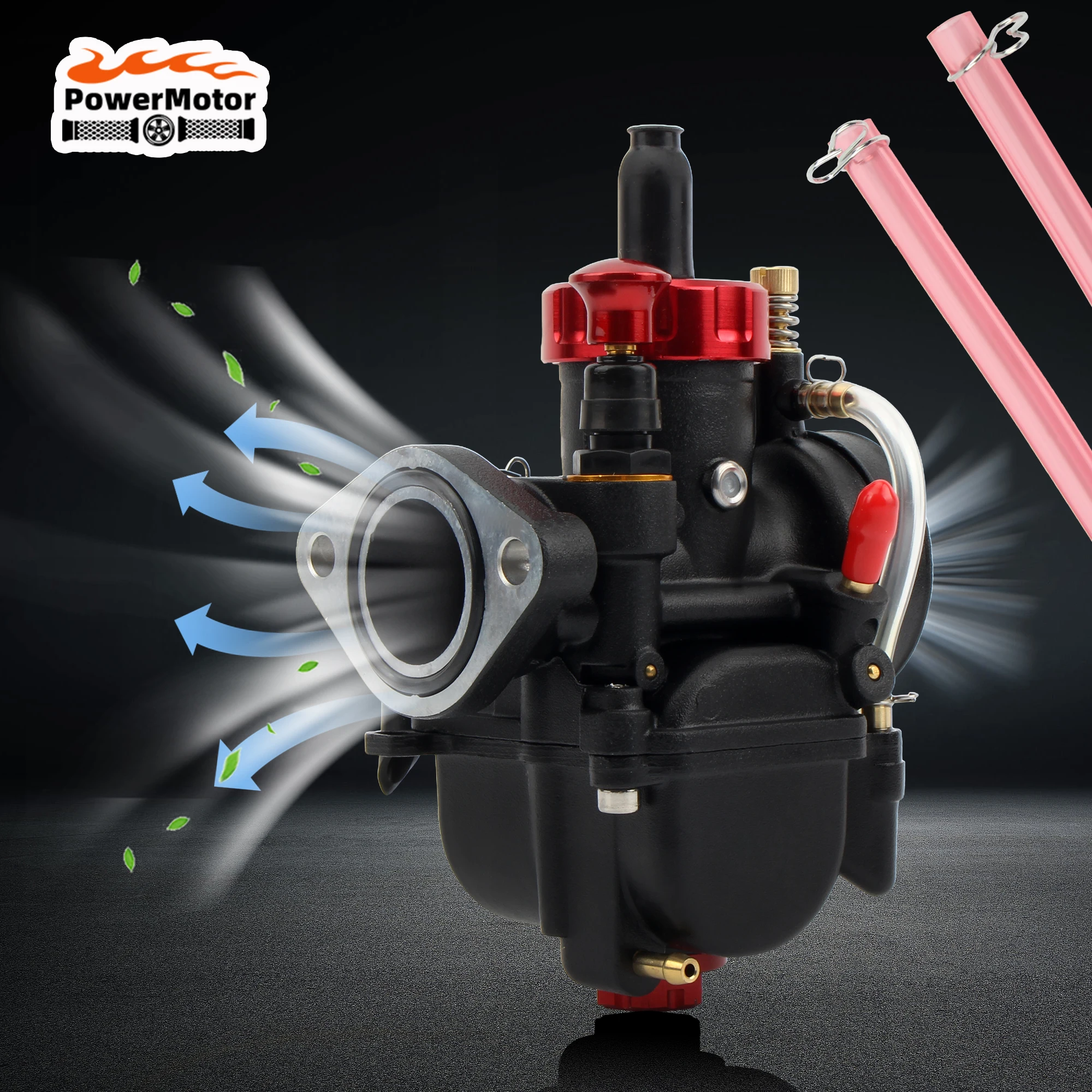 

Motorcycle Engine Carburetor With Jets 2T 4T Carburetor PWK PE17 19 22 24 26 28mm Flange For YAMAHA KAWASAKI Honda Dirtbike ATV