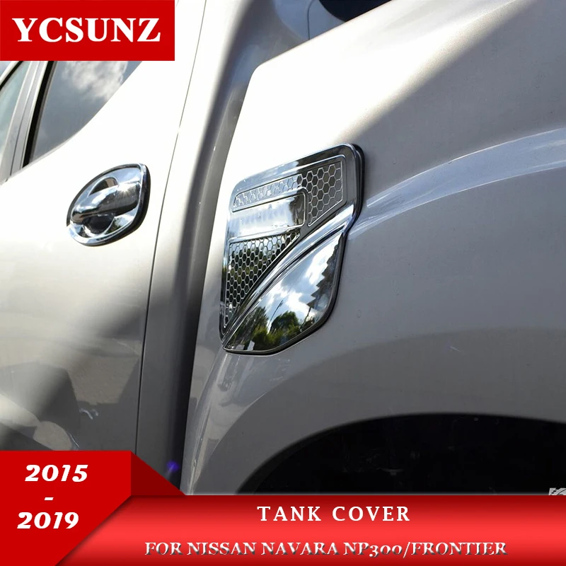 

Chrome Fuel Tank Cover For Nissan Navara Np300 2015-2019 Accessories Tank Cap For Nissan Frontier 2016 Car Styling YCSUNZ