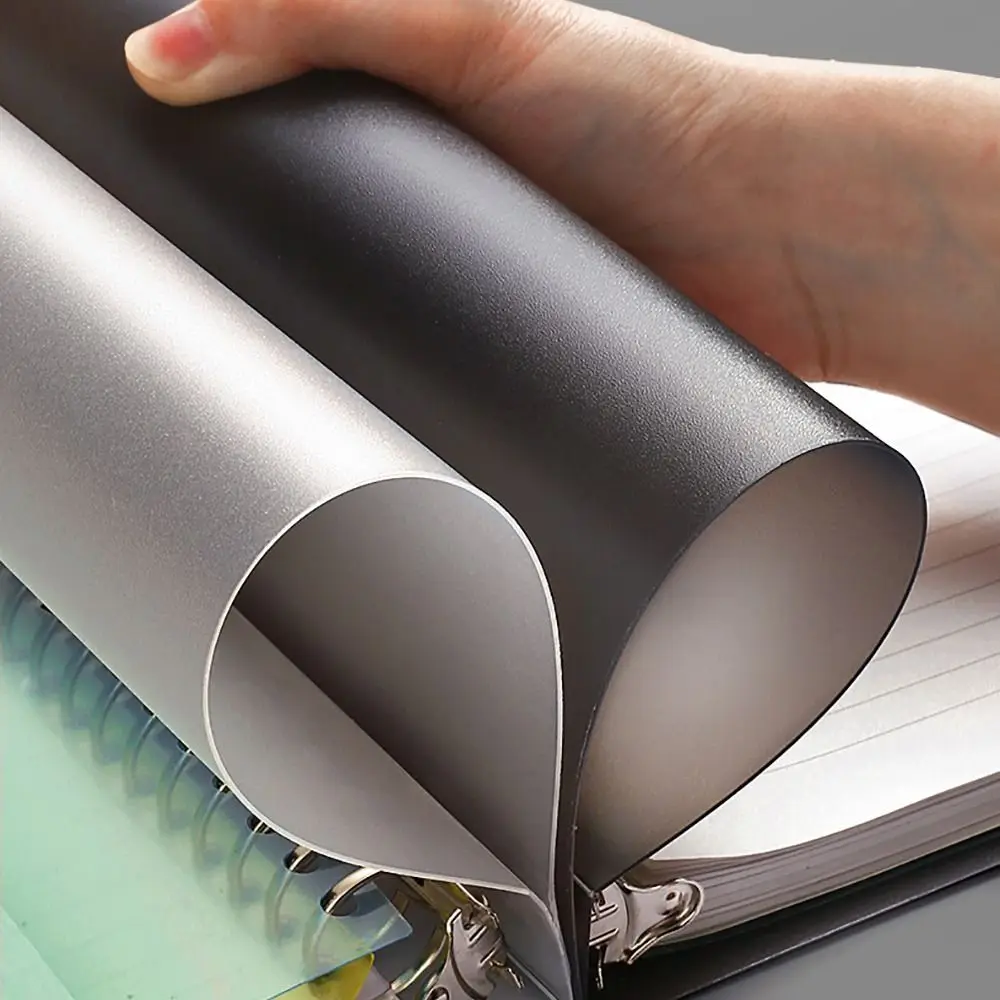 1 pz solo copertina per raccoglitore a conchiglia custodia per Notebook a fogli mobili trasparente impermeabile A4/B5/A5 copertura interna del nucleo
