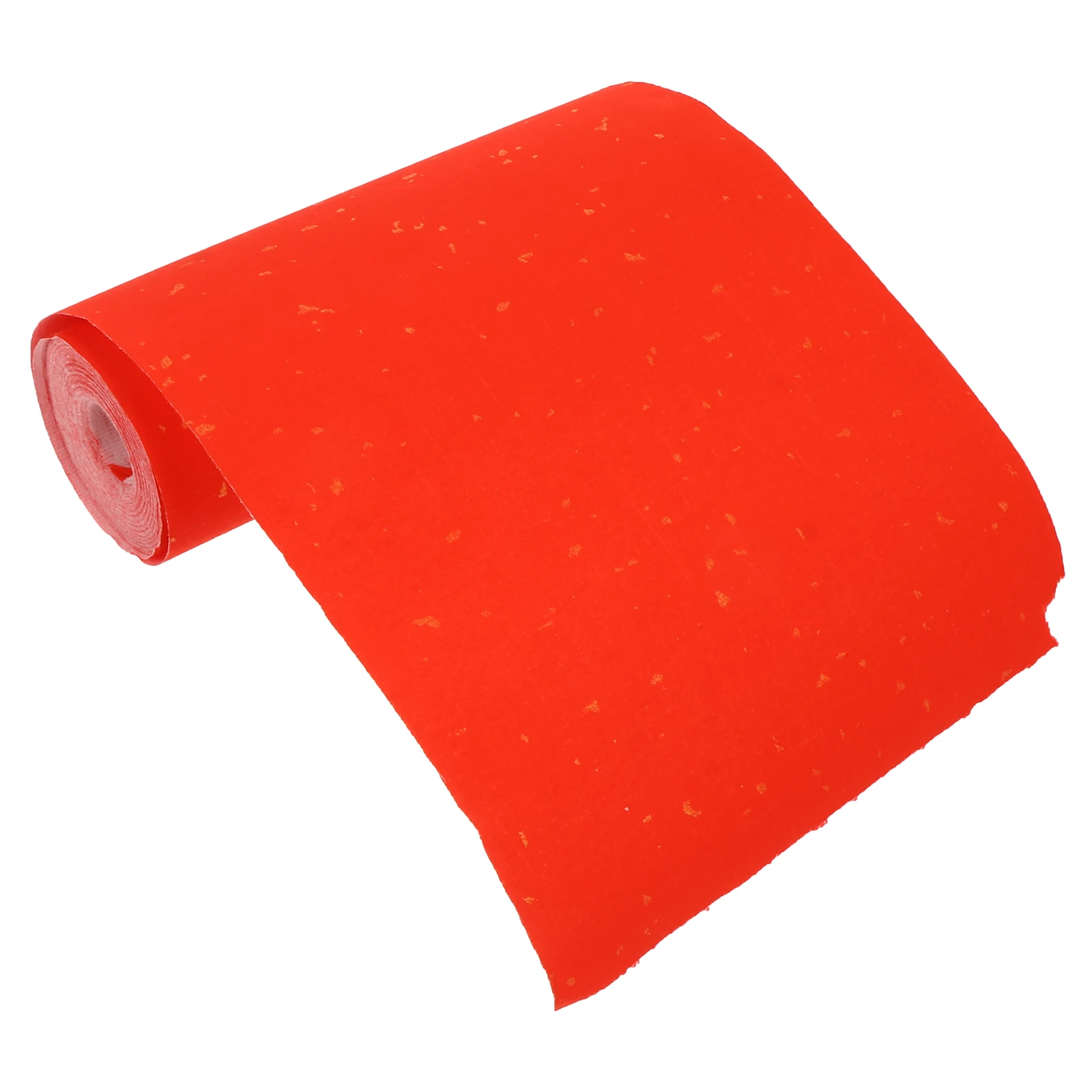 

1 Roll Thickened Red Xuan Paper Bamboo Pulp Diy Calligraphy Scroll For Chinese New Year Spring Festival Couplets Decor Art