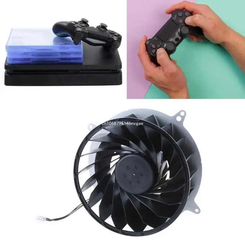 Cooling Fan 18 Slot Metal Game Console Coolers Accessories Unisex Suitable for Slim Gamers Enhancing Gaming Performances