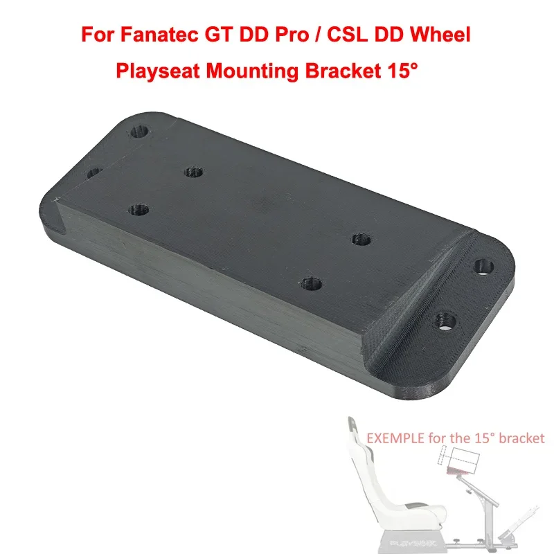 

Mounting Bracket For Fanatec CSL DD/GT DD Pro Wheel Playseat Table 15° Angle