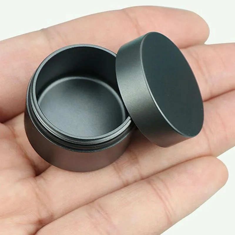 New Mini Waterproof Stainless Steel Sealing Bottle Outdoor EDC Survival Pill Box Container Casule Pill Bottle Tank Case