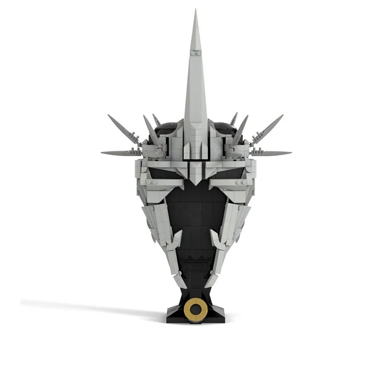 

927PCS MOC The Lords Of The Rings Witch King Of Angmar Helmet Furniture For Display Model Building Blocks Stacking Bricks