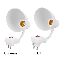 Adaptador de Base de lámpara de extensión Flexible E27 a E27, convertidor de uso LED o portalámparas de ahorro de energía, soporte de alargamiento de bombilla LED