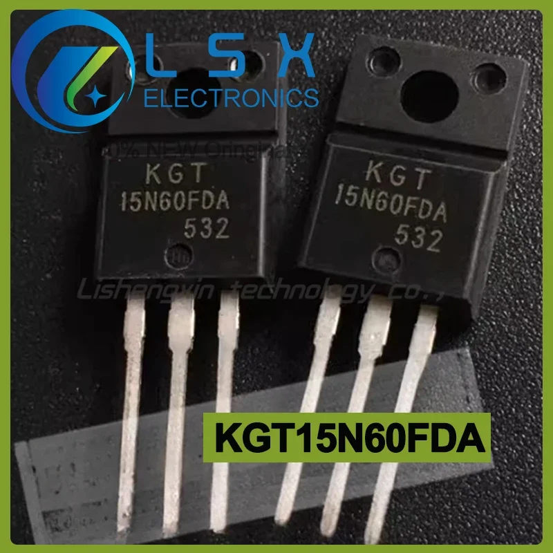 10pcs KGT15N60FDA TO-220F 15A 600V New and Original