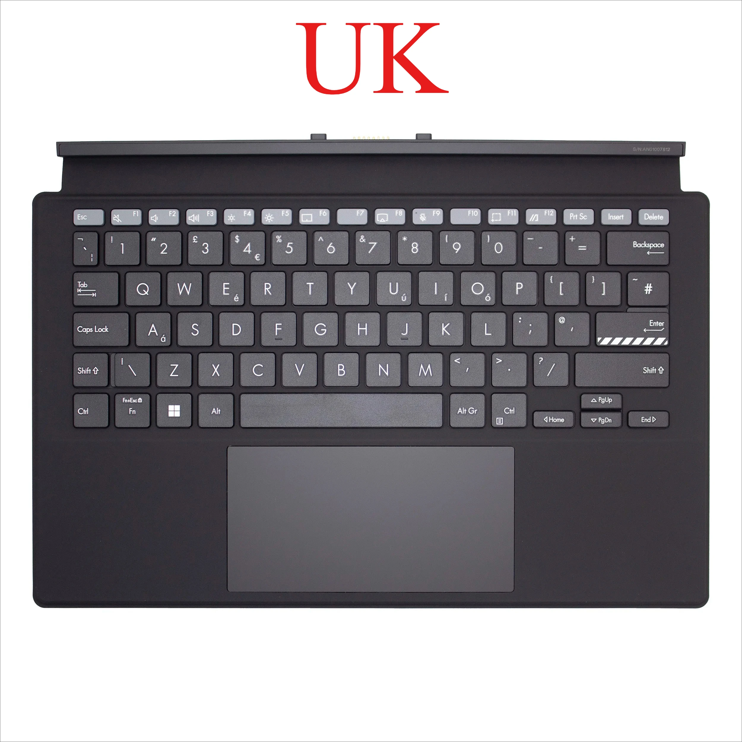 ل Vivobook T3300 T3300K T3300KA 0KNB1-4091 اللوحي الجديد الولايات المتحدة المملكة المتحدة لوحة المفاتيح Palmrest الغطاء العلوي لوحة المفاتيح قاعدة #3